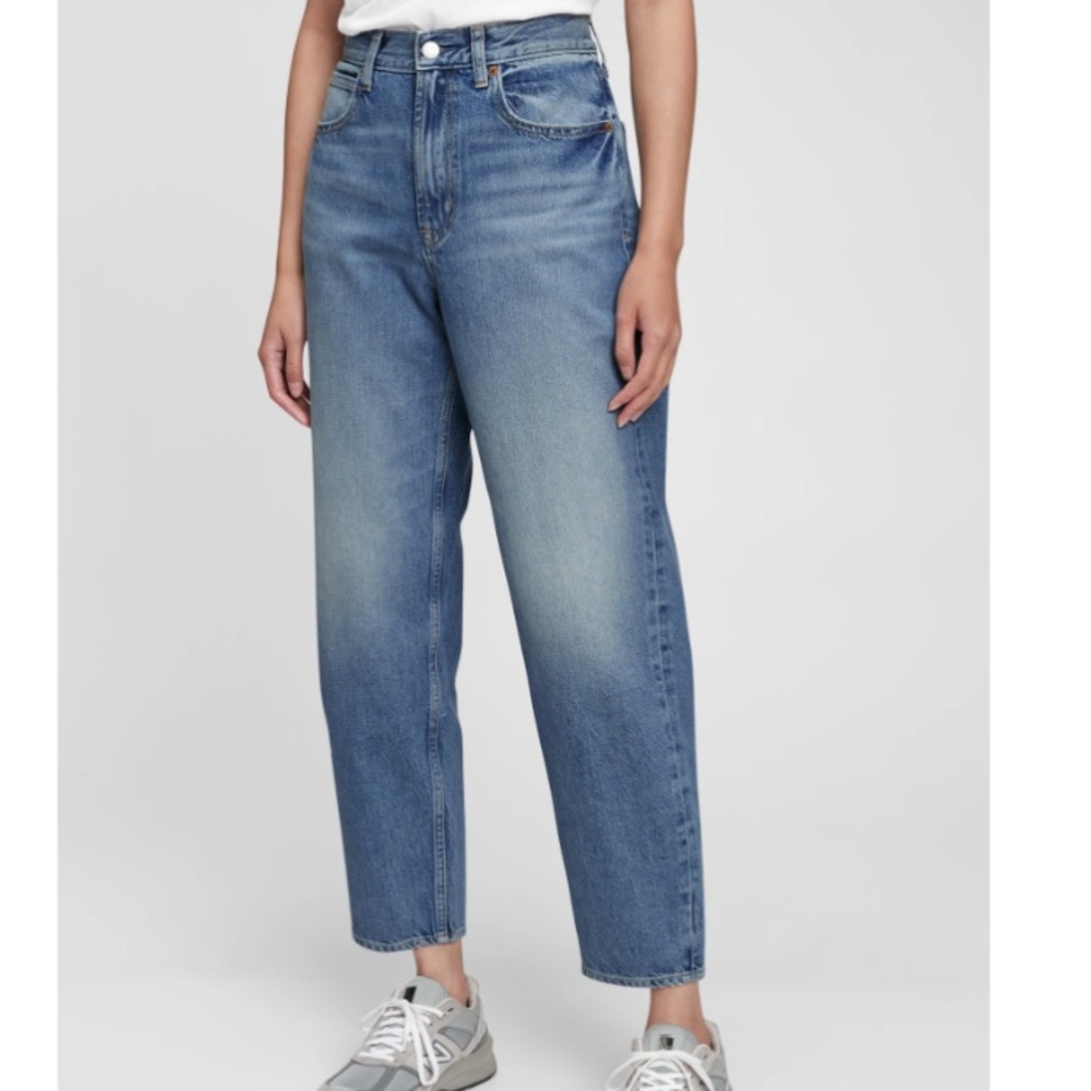 GAP barrel jeans high rise